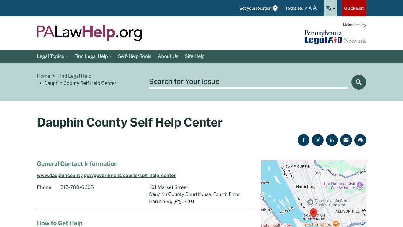 Dauphin County Self Help Center | Children and Families - Marriage, Divorce and Separation | PALawHELP.org - Your Online Guide to Legal Information and Legal Services in Pennsylvania