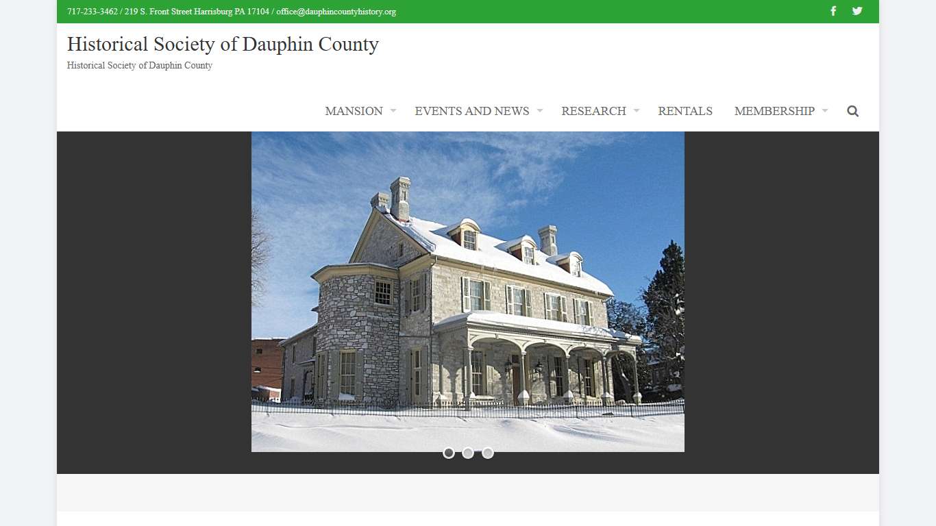 | Historical Society of Dauphin County
