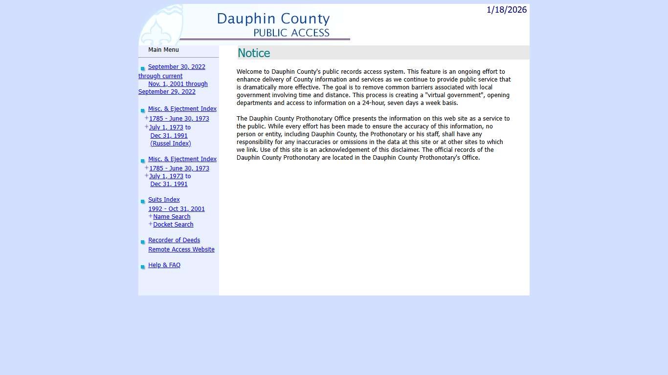 Dauphin County Public Access